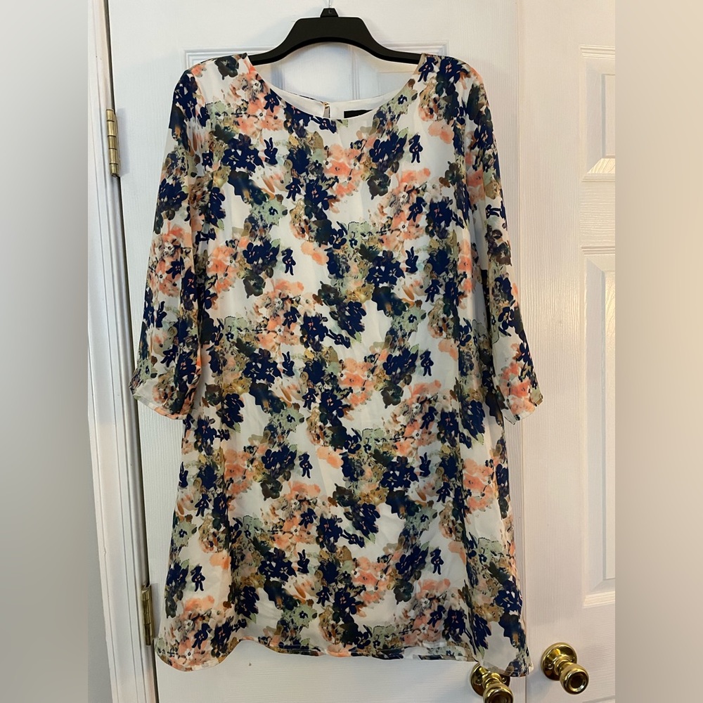Floral swing dress